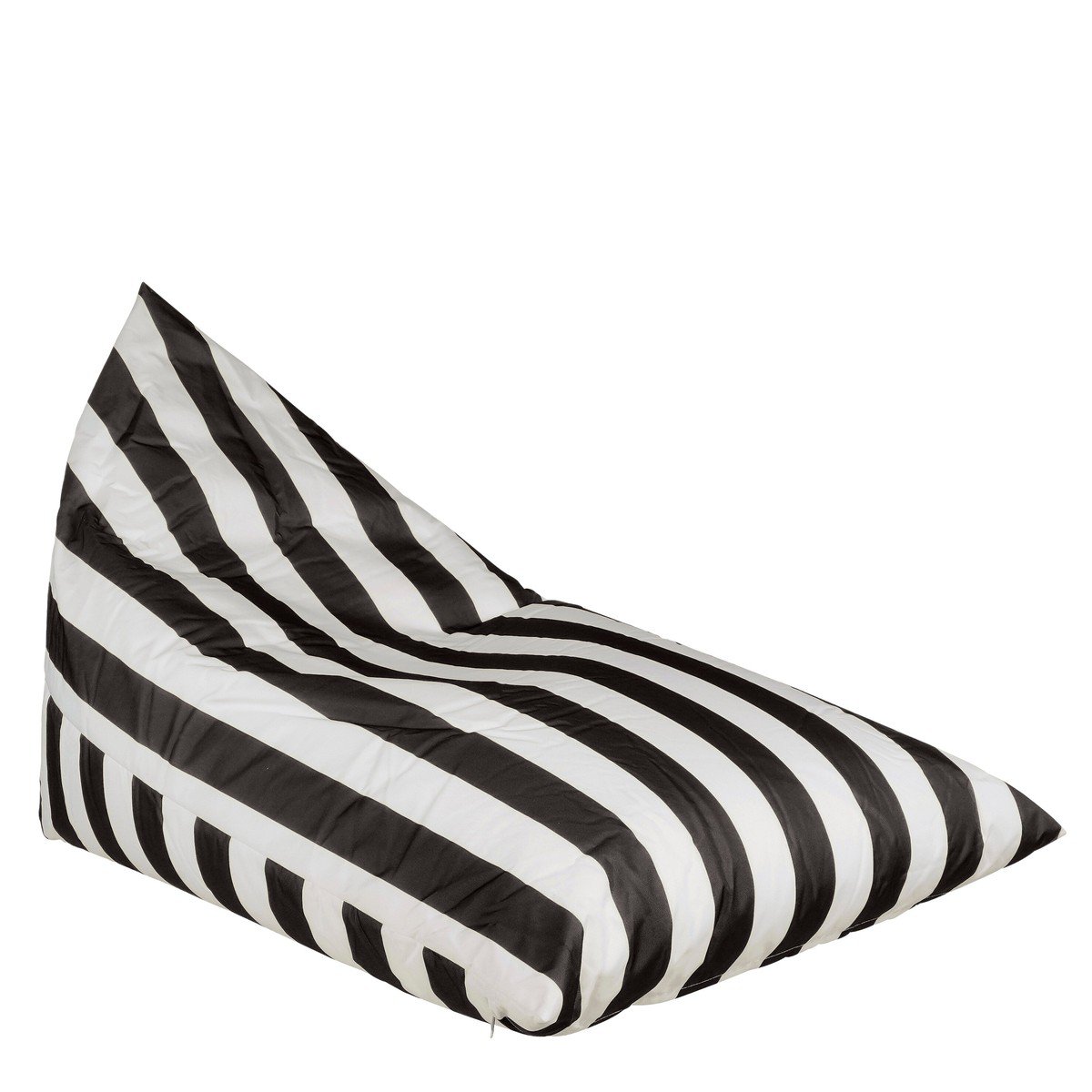 Zitzak Rissy zwart gestreept 140 × 95 × 9,5 cm