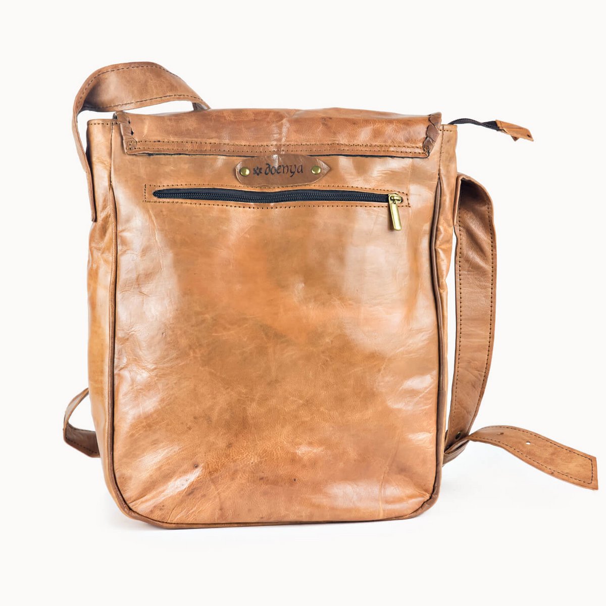 Pandora leren schoudertas, 30 × 9 × 33 cm