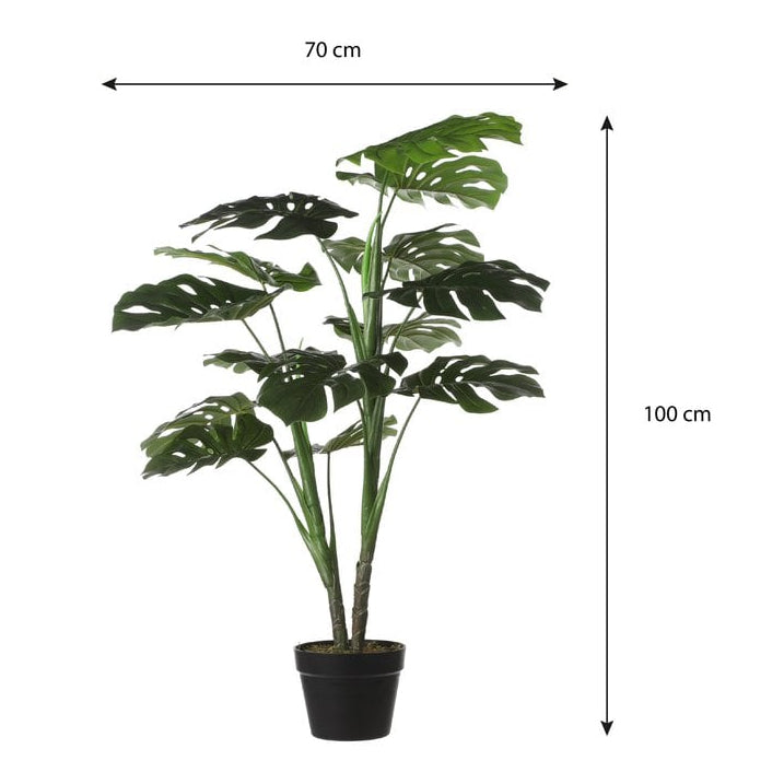 Monstera kunstplant, Ø 70 × 100 cm