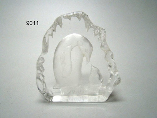 Pinguin glasdecoratie