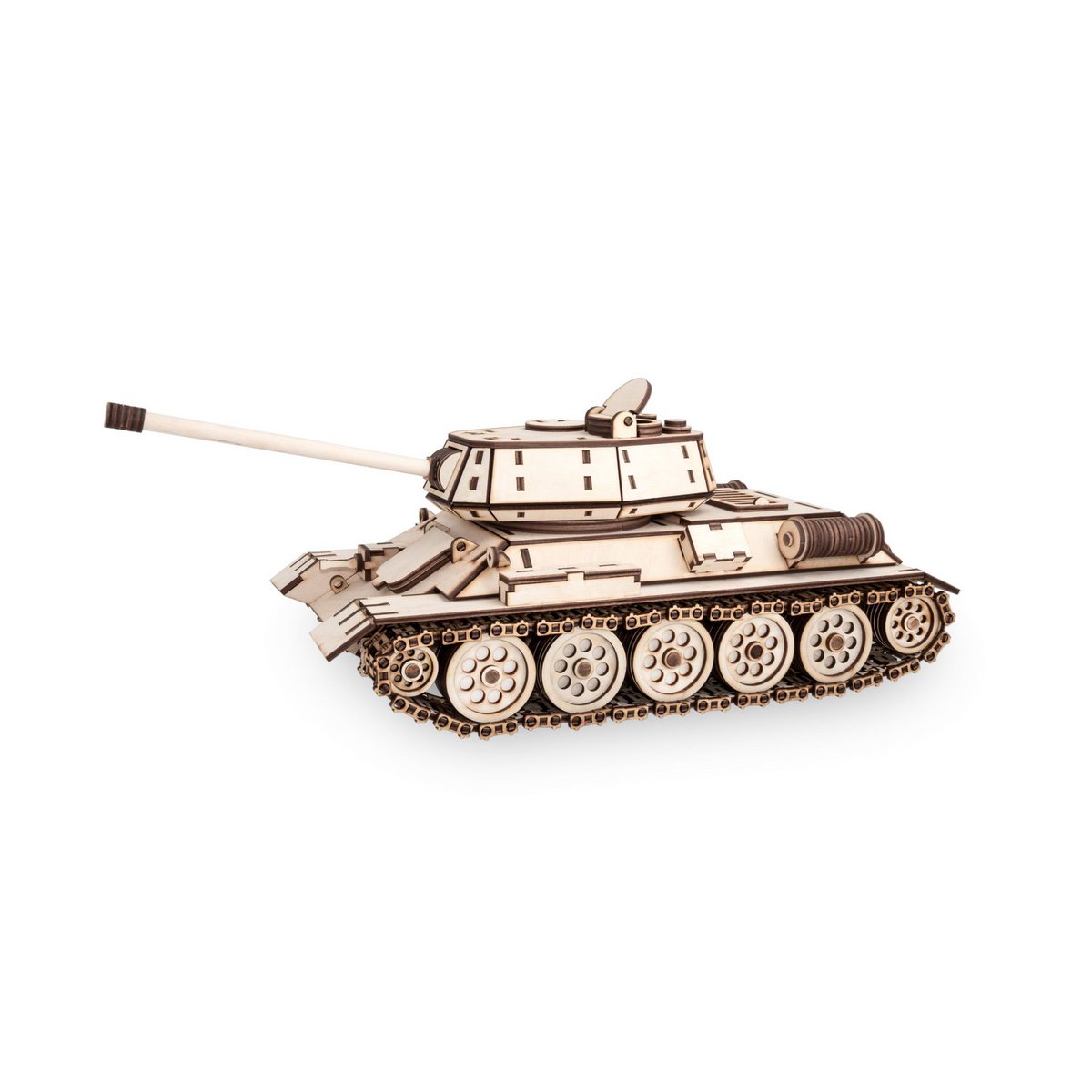 Tank T-34 mechanische puzzel, 49,2 × 20,5 × 19 cm