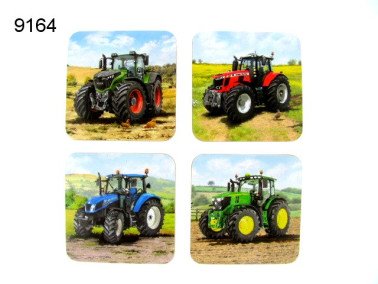 Tractor onderzetters, 4 stuks