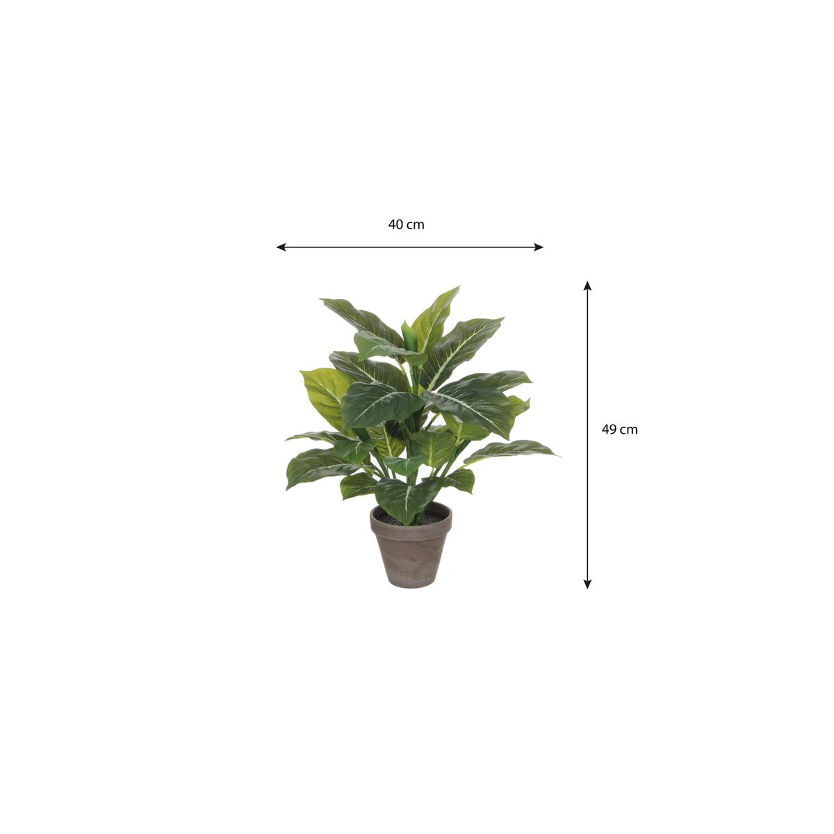 Evergreen kunstplant, 49 cm