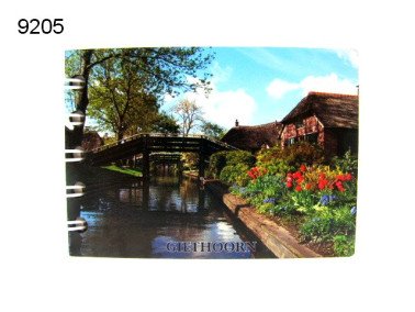 Giethoorn notitieboekje, hout