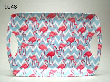 Flamingo bay dienblad, groot