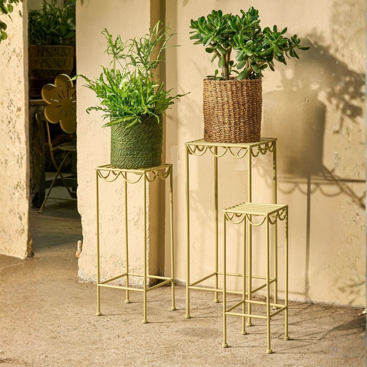 Rosalie planttafels, set van 3, lichtgroen