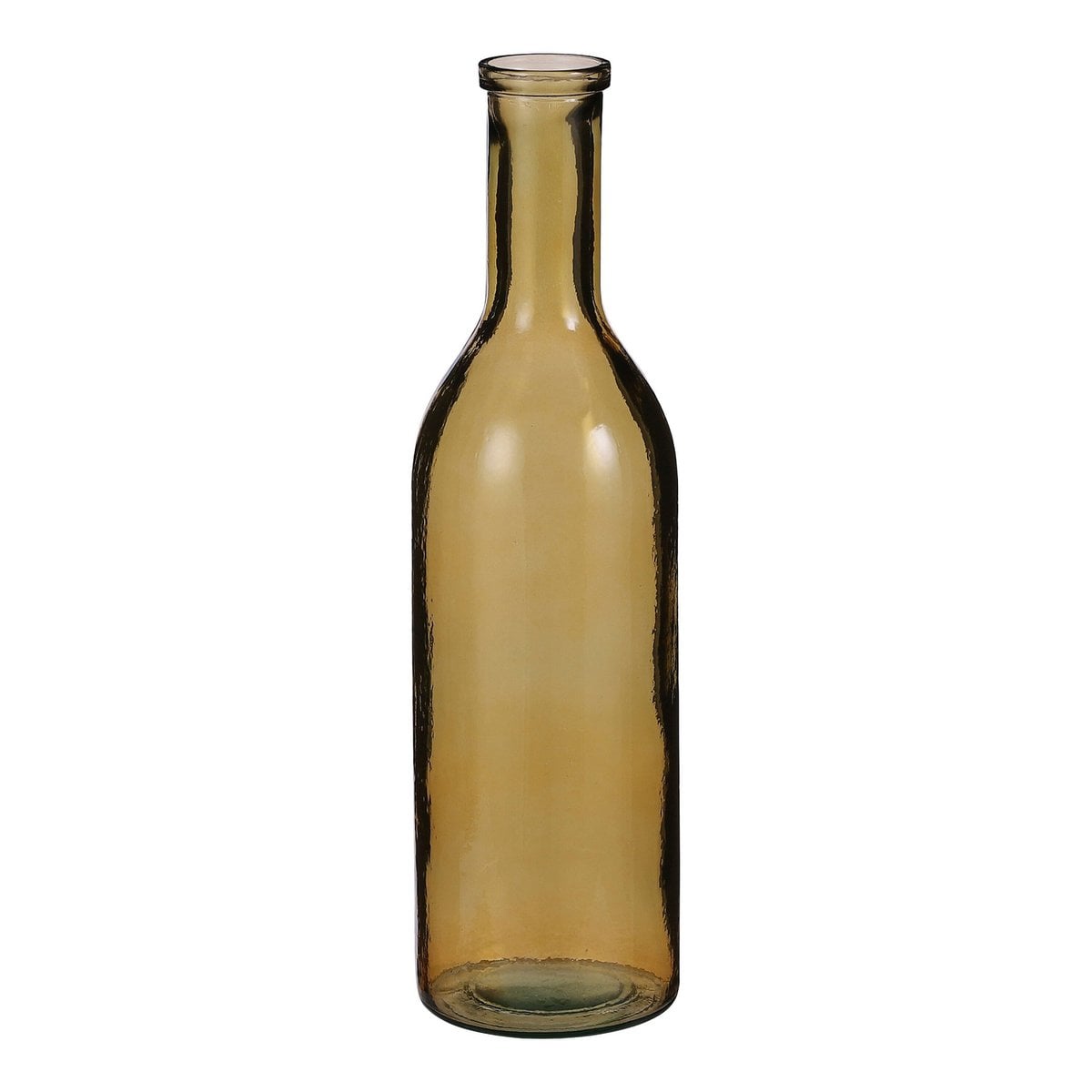 Mica Decorations Rioja Flesvaas – Gerecycled Glas Okergeel (H50 x Ø15 cm)