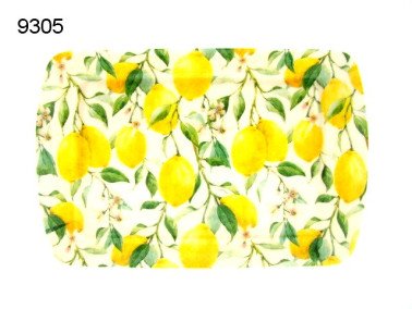Citroen dienblad, 21 x 14,5 cm