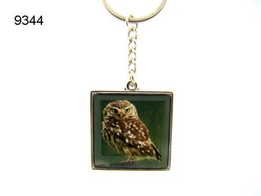 Steenuil sleutelhanger