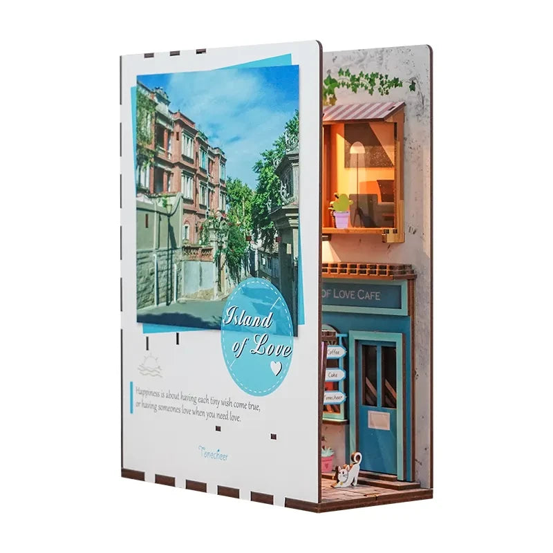 DIY book nook Island of love, 24,5 cm