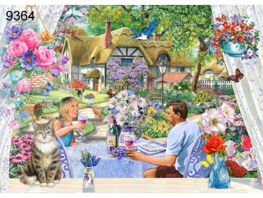 Enjoying the garden legpuzzel, 500 XL stukjes