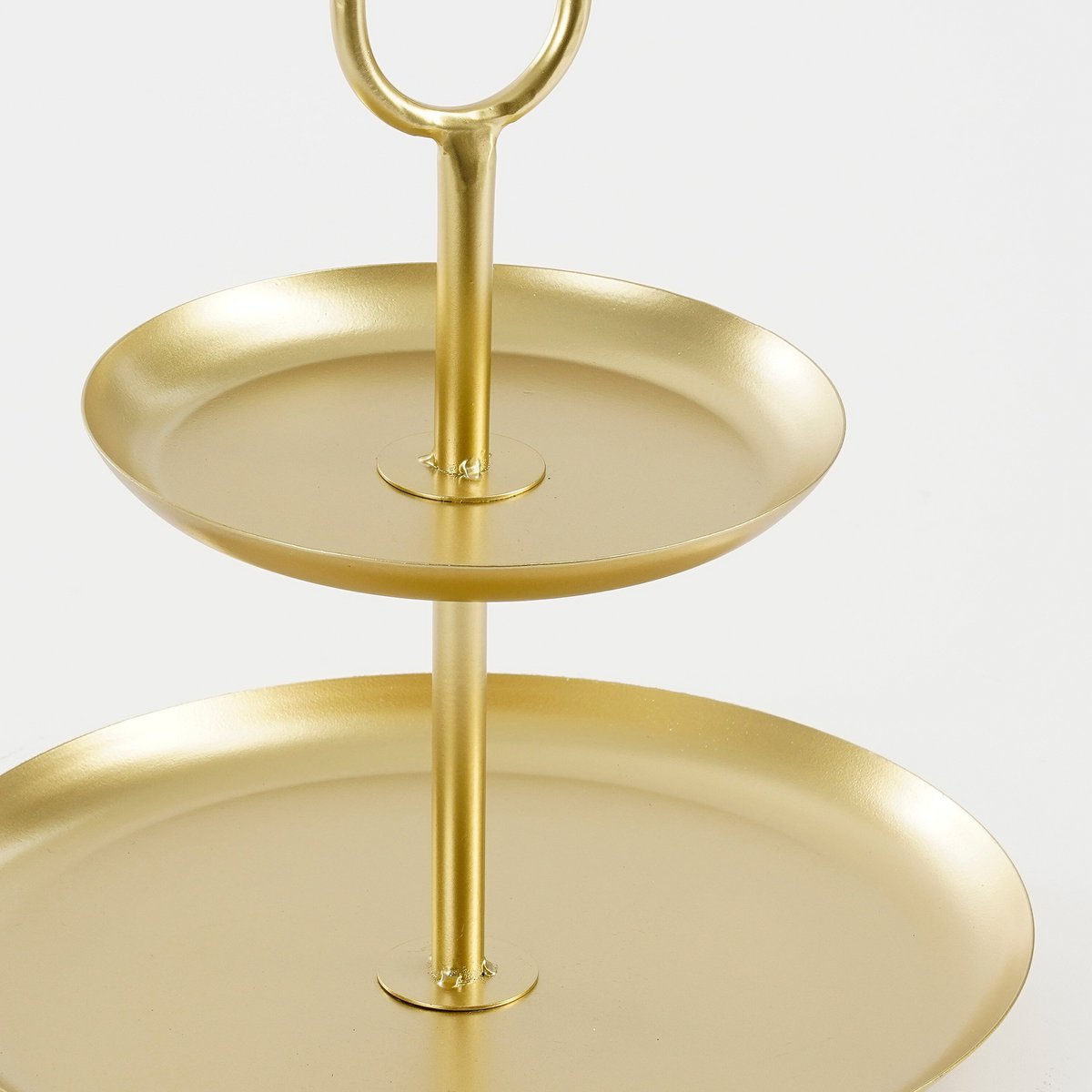Mica Decorations Rama Etagère – 2-laags Goud Metaal (28 x 28 x 36 cm)