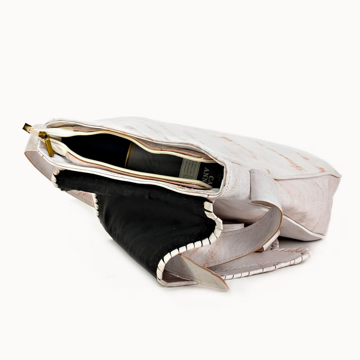 Pandora leren schoudertas, 30 × 9 × 33 cm
