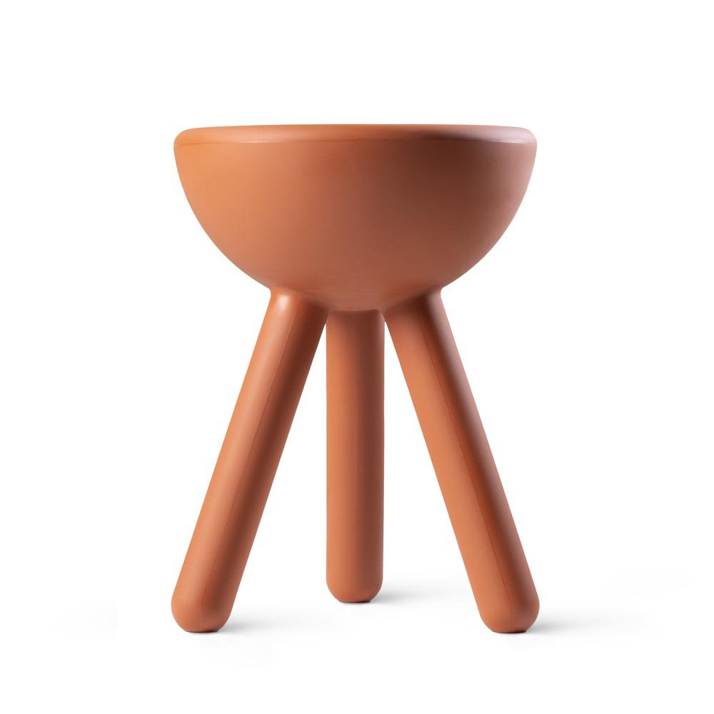 Tubby kruk, bijzettafel, sand, 38 × 33 × 45 cm