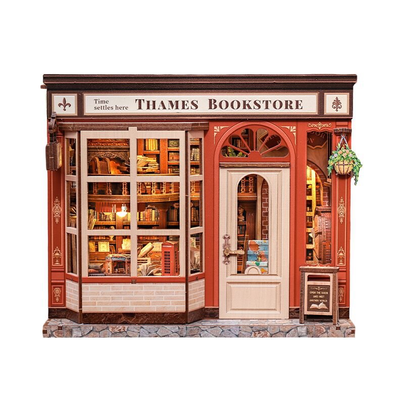 DIY house Thames bookstore, 17,7 cm