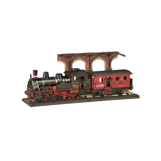 3D houten bouwpakket stoomtrein Steam Journey 37,6 × 11,3 × 14,5 cm – 365 stukjes