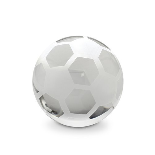 Kristallen glazen bol football 6,5 cm van kristalglas