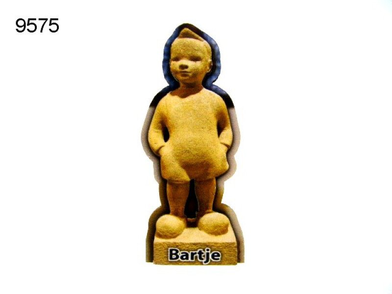 Bartje magneet, hout