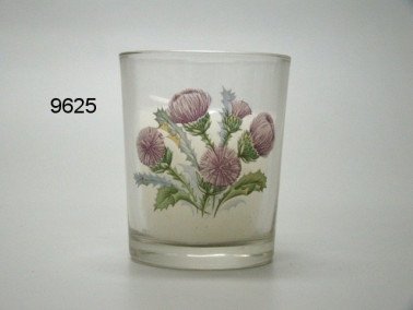 Distel sfeerlichtje met kaars