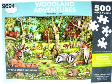 Woodland adventures legpuzzel, 500 stukjes