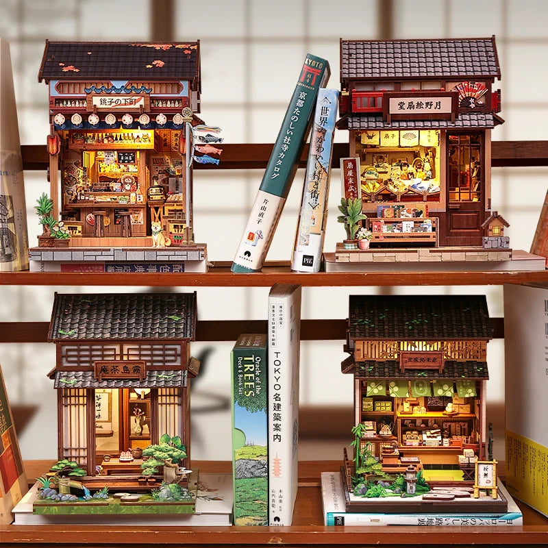 Choshi no Shitamachi miniatuurhuisje, 16 × 14 × 19 cm