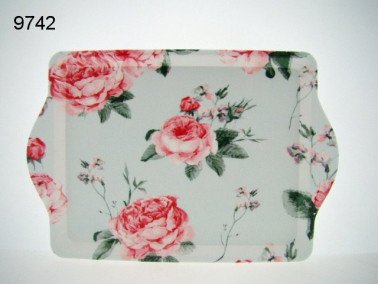 Redoute rose dienblad klein