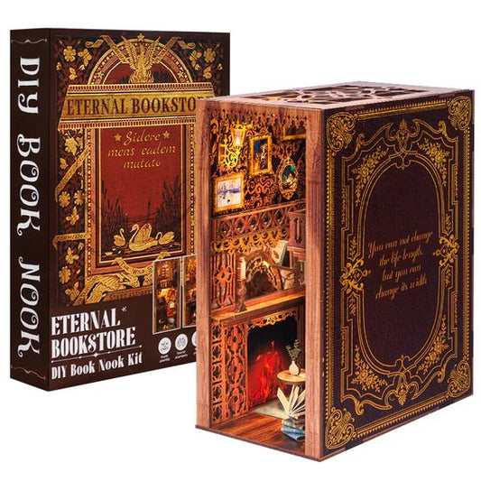 Eternal Bookstore book nook, 18 × 11 × 23 cm