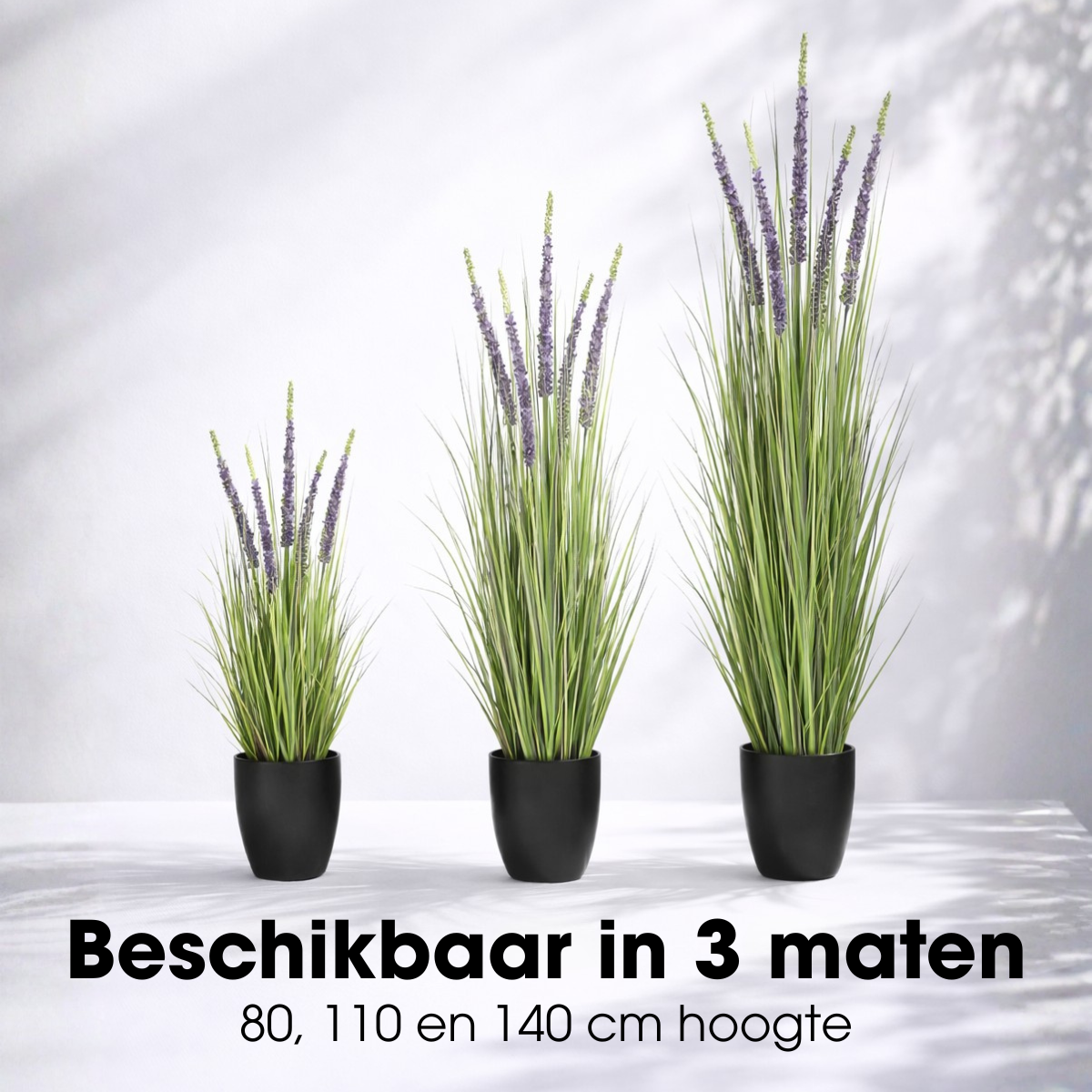 Kunstgras Eremurus, paars, 110 cm