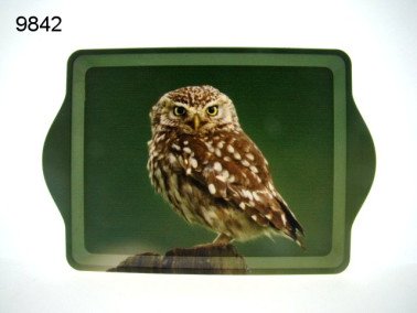 Steenuil dienblad, klein