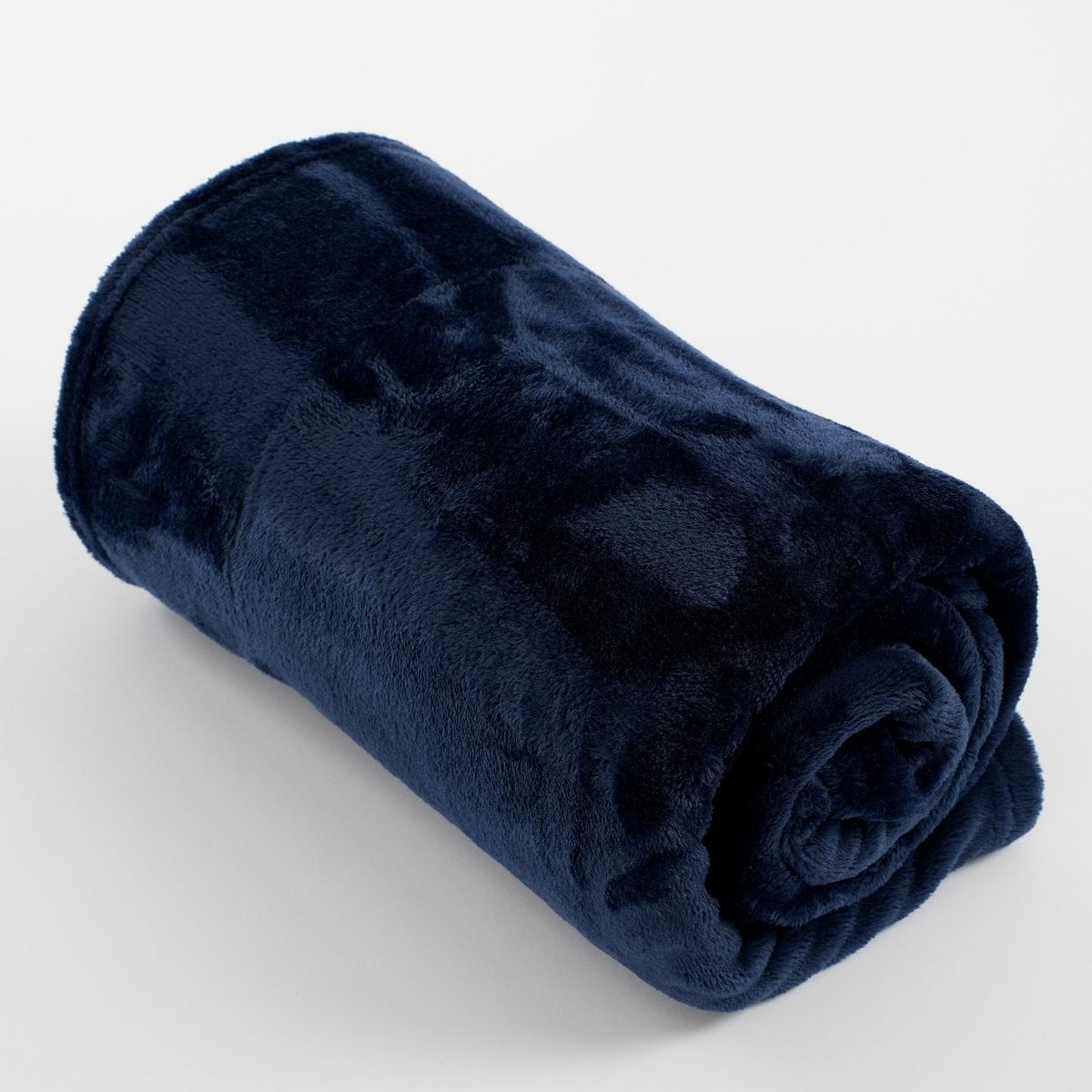 Mica Decorations Famke Plaid – Fleece Donkerblauw (130 x 180 cm)
