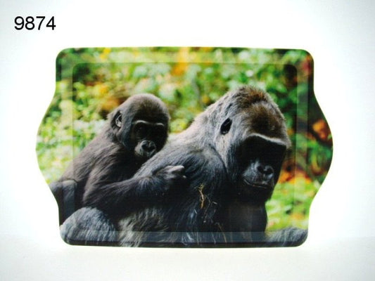 Gorilla dienblad, 21 x 14,5 cm