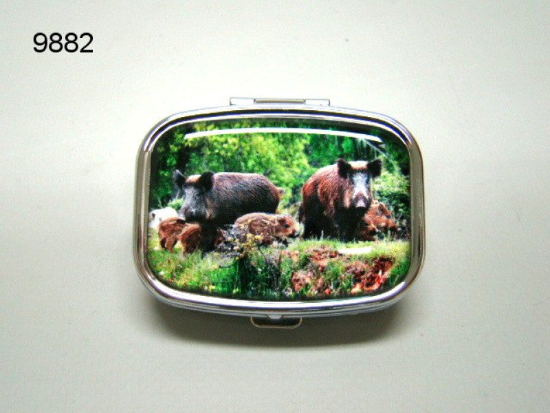 Wild zwijn pillendoosje