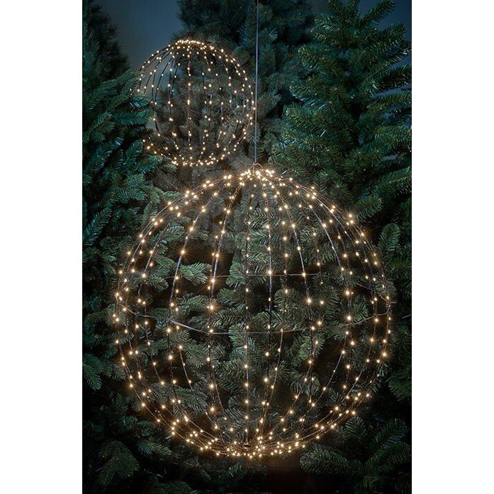 Verlichte kerstbal voor buiten, Ø 60 cm, 400 LED-lampjes