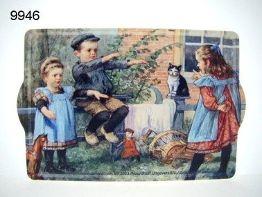 Ot en Sien dienblad, middel, wat denkt poes