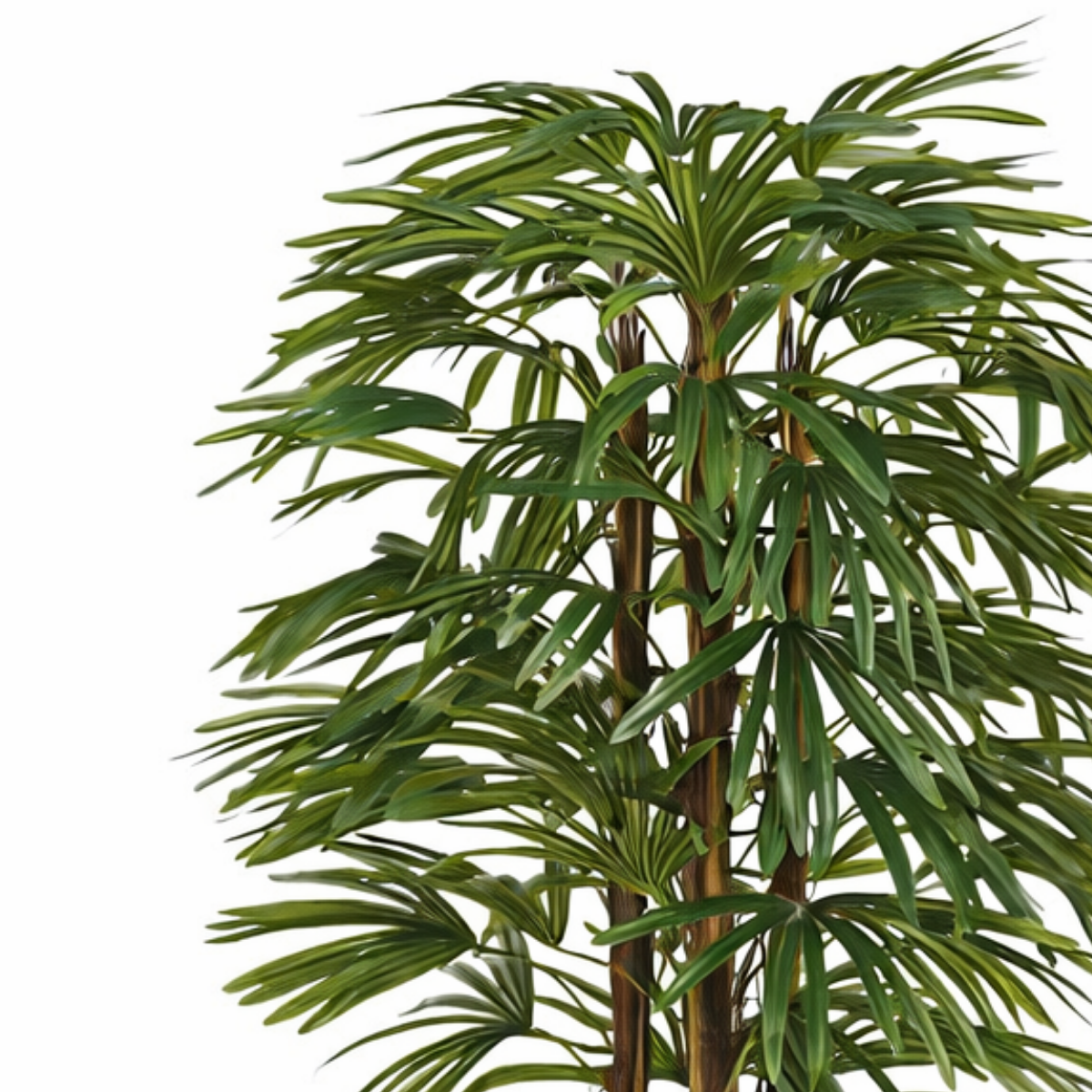Raphispalm kunstplant met pot, groen, 150 cm