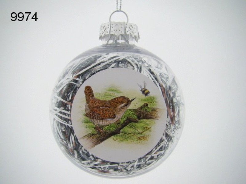 Winterkoning kerstbal
