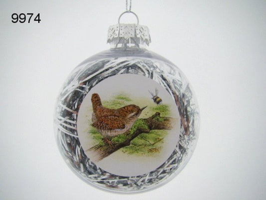 Winterkoning kerstbal