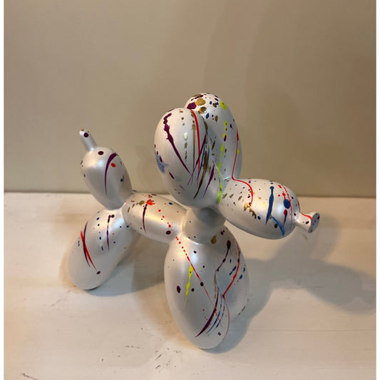 Ballonhond met kleurspetters, 17 cm