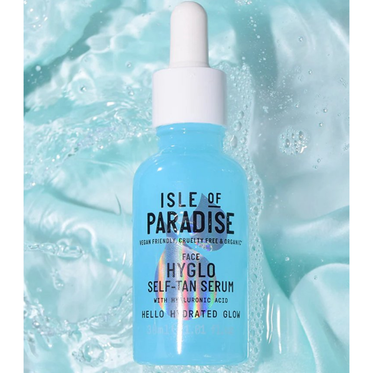 Isle of Paradise zelfbruinend gezichtsserum met hyaluronzuur, 30 ml