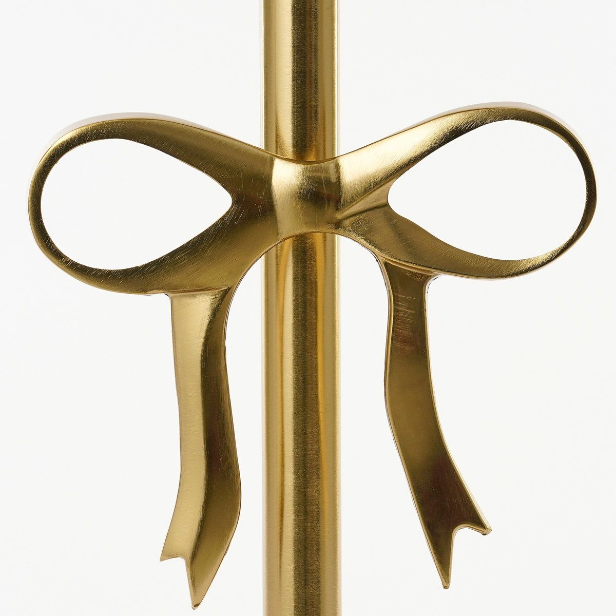 Gouden bijzettafel met strik, Ø25 x 57 cm