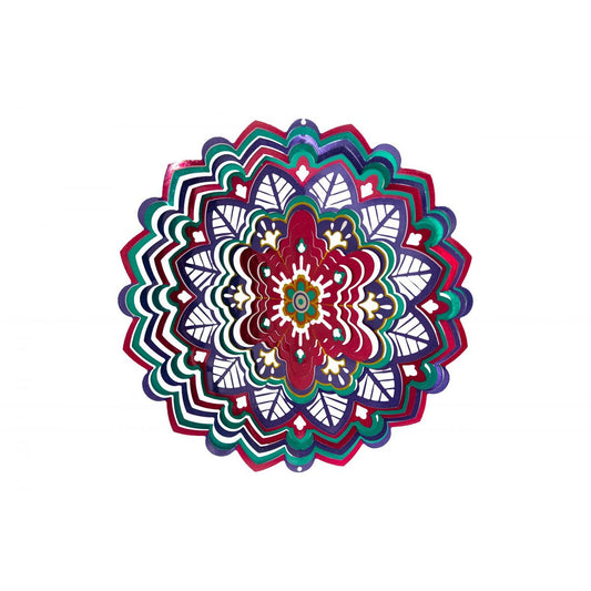 Windspinner Spin Art mandala caleidoscoop RVS, 30 cm