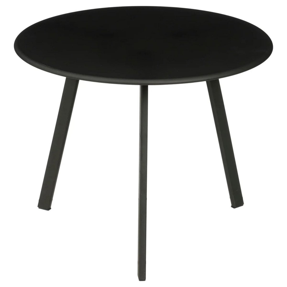 Seattle ronde bijzettafel zwart, 38 × 38 × 30 cm