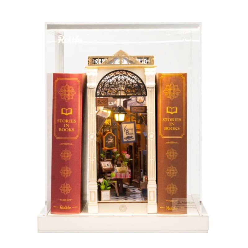 DIY book nook boekensteun arcade dating, 25,5 cm