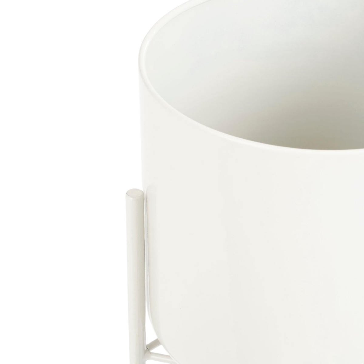Colyn bloempot op standaard wit Ø 19 × 60 cm