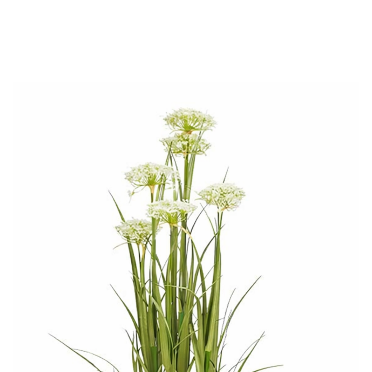 Kunstgras Engelwortel, wit, 90 cm