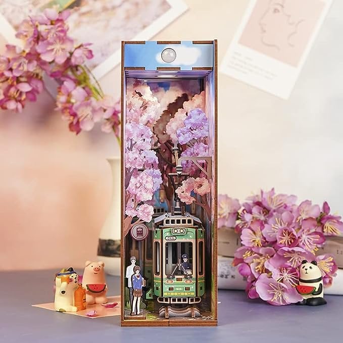 DIY book nook sakura’s travel bookend, 24,5 cm