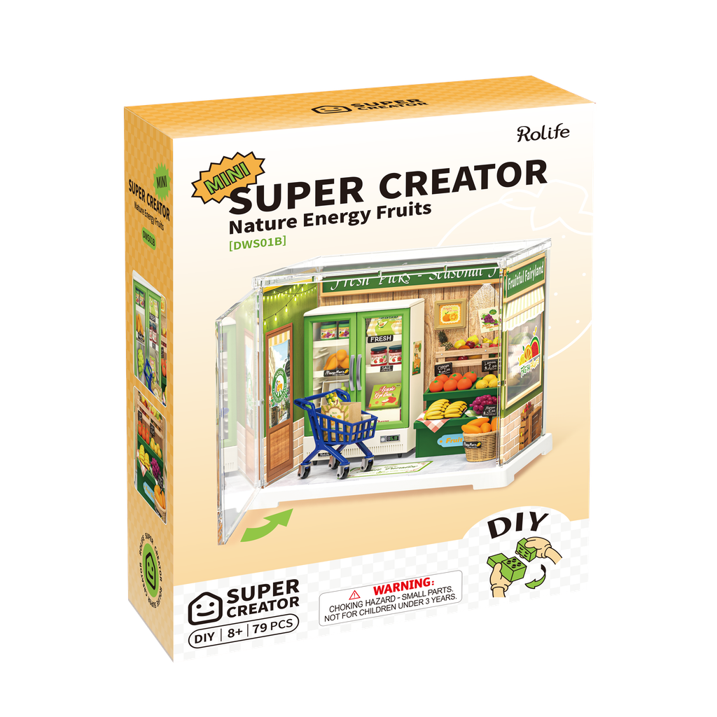 Super Nature Energy Fruits, 15,7 × 10,9 × 14,7 cm