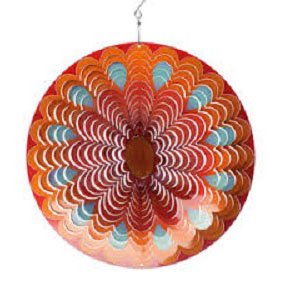 Windspinner Spin Art mandala zon RVS, 30 cm
