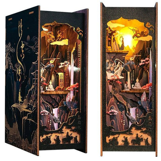 The Legend of Wukong book nook, 16 × 8 × 21,7 cm