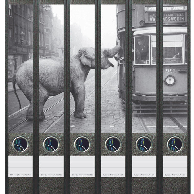 Ordneretiketten smal, ticket please, set van 6